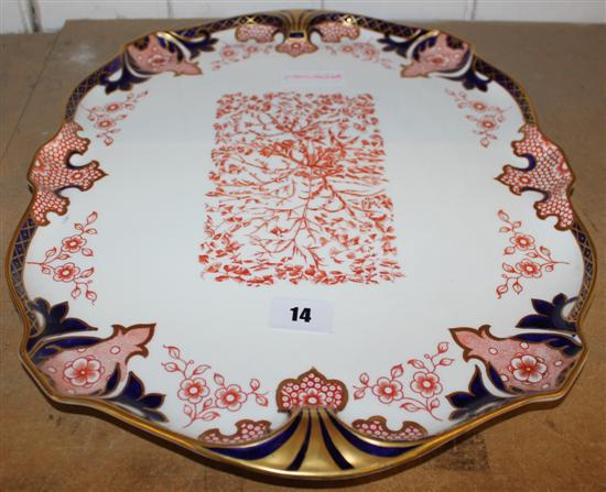 Royal Crown Derby tray(-)